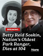 Betty Soskin retired as a park ranger in March 2022 after more than 15 years at the Rosie the Riveter/WWII Home Front National Historical Park in Richmond, California. She led tours at the park and museum honoring the women who worked in factories during wartime and shared her own experience as a Black woman during the conflict. She worked for the U.S. Air Force in 1942 but quit after learning that ''she was employed only because her superiors believed she was white,''according to a Park Service biography.